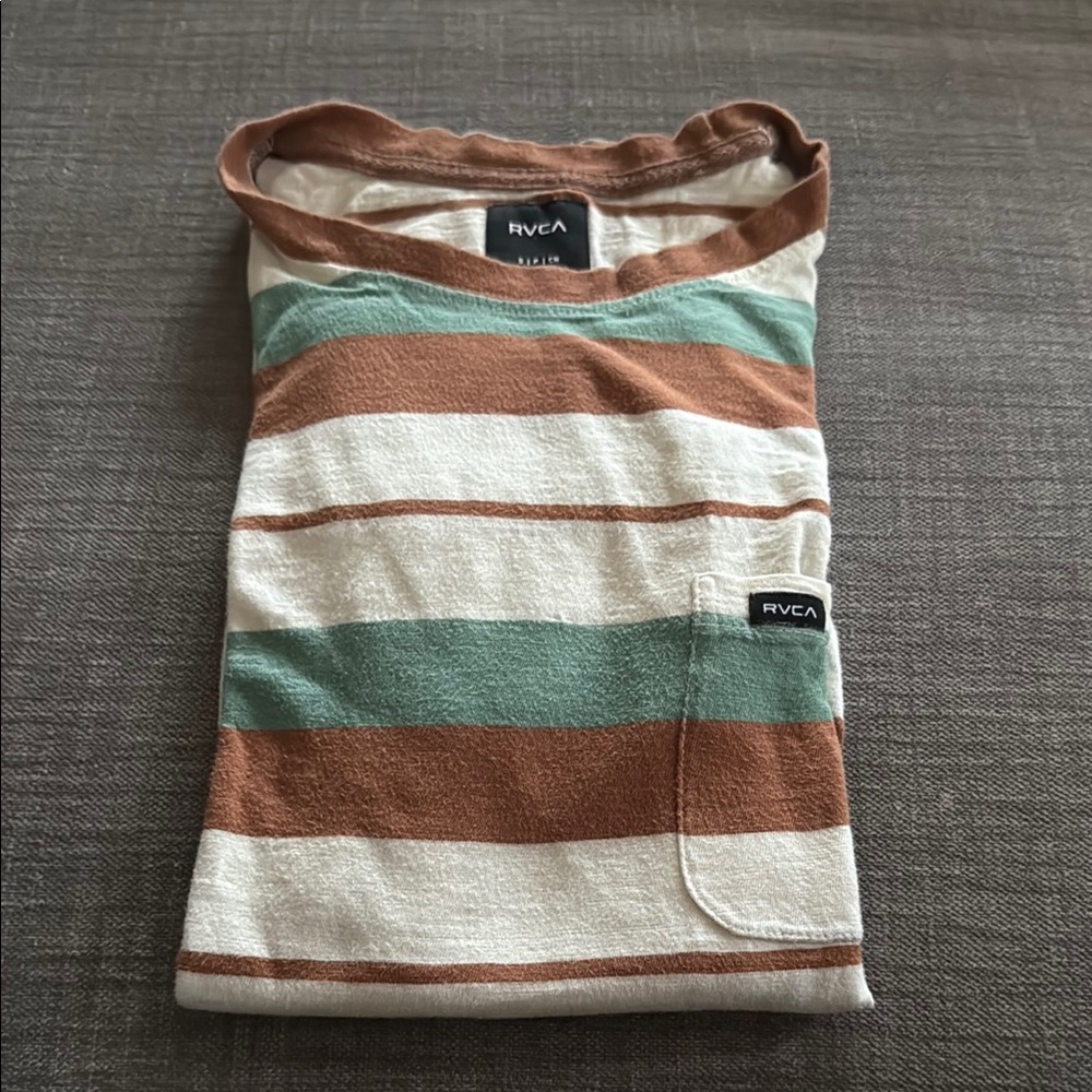 RVCA Multicolor Striped Tee